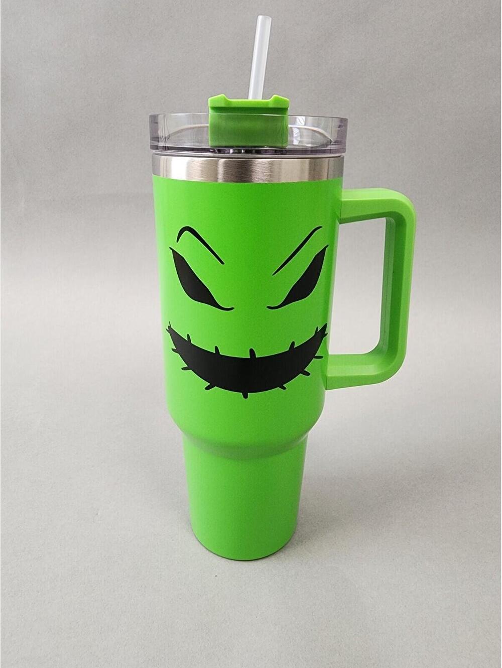 😨😨😨 OOGIE BOOGIE TUMBLER NIGHTMARE BEFORE CHRISTMAS 40OZ TUMBLER! - Picture 2 of 8